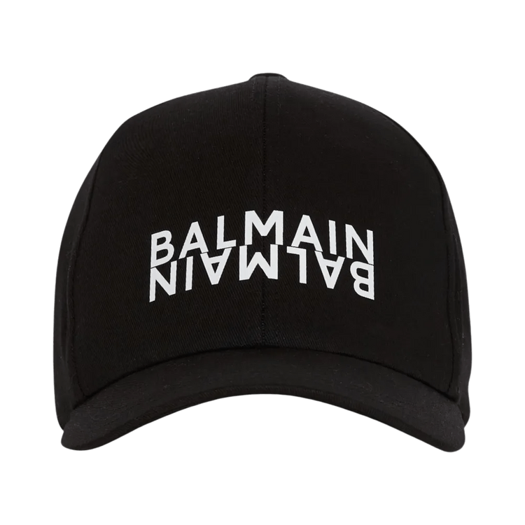 Balmain Double Loto Cotton Hat 'Black'