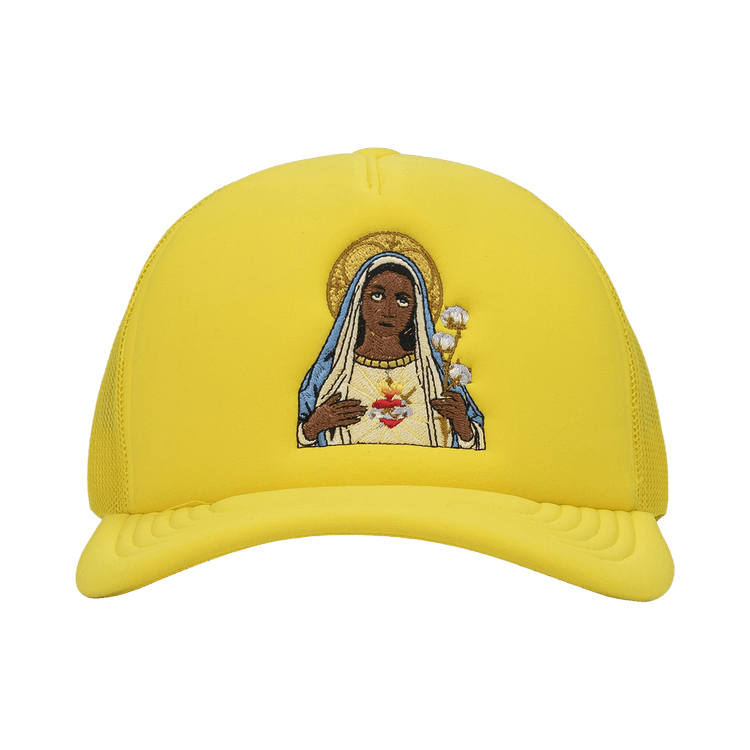 Denim Tears Mary Trucker Cap 'Yellow'