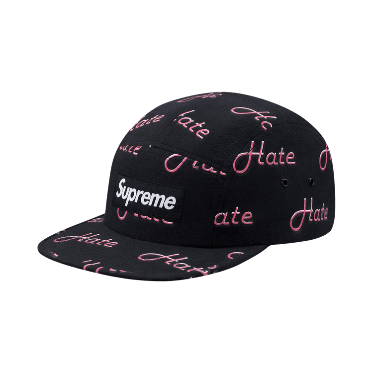 Supreme Hate Camp Cap 'Black'