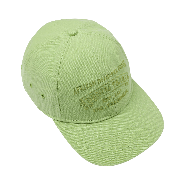 Denim Tears Mono ADG Stamp Cap 'Lime'
