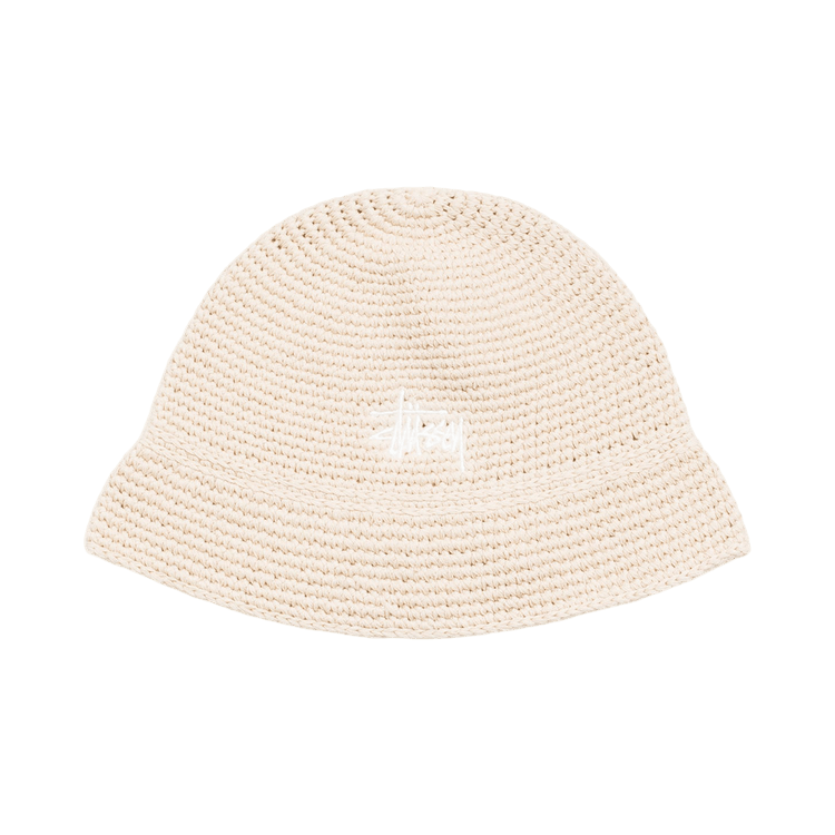 Stussy Basic Knit Bucket Hat 'Oat'