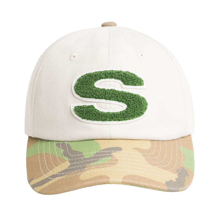 Stussy Chenille S Snapback Cap 'Woodland Camo'