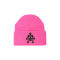 Chrome Hearts Triple Cross Watch Cap Beanie 'Pink/Black'