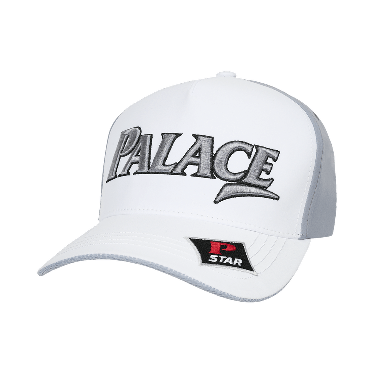 Palace Golf P-Frame 5-Panel Snapback 'White/Grey'
