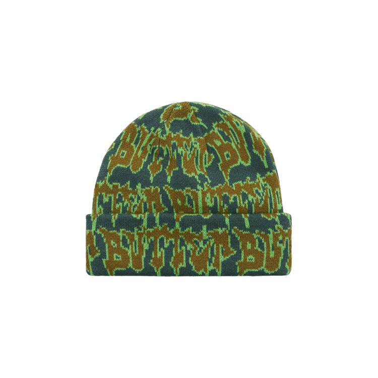Butter Goods Throw Beanie 'Forest/Lime'