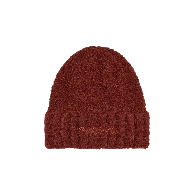 Polar Skate Co. Fluff Beanie 'Rust'