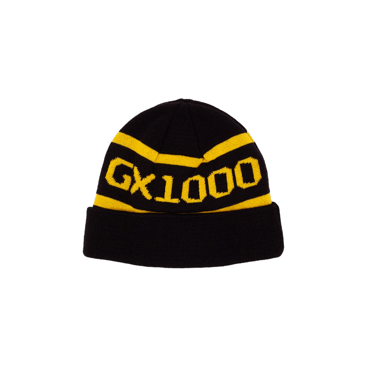 GX1000 OG Logo Beanie 'Black/Yellow'