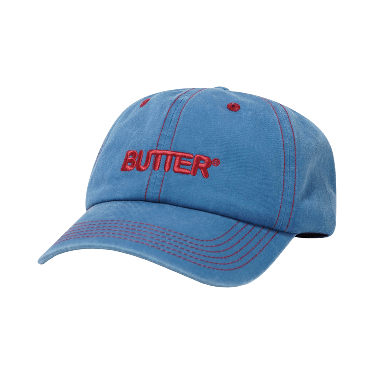 Butter Goods Rounded Logo 6 Panel Cap 'Sky Blue'