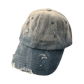 Feng Chen Wang Denim Washed Printed Cap 'Blue'