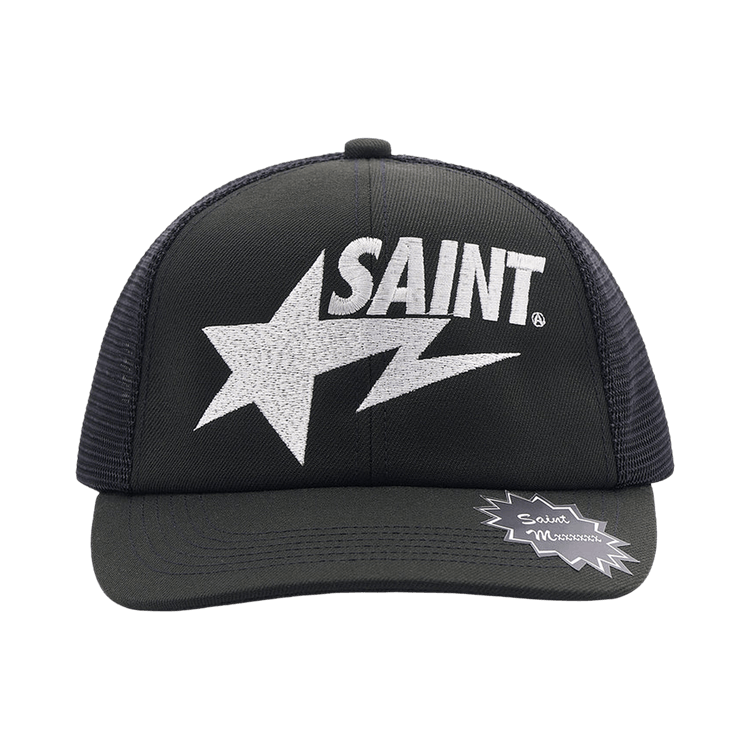 Saint Michael x BAPE Mesh Cap 'Black'