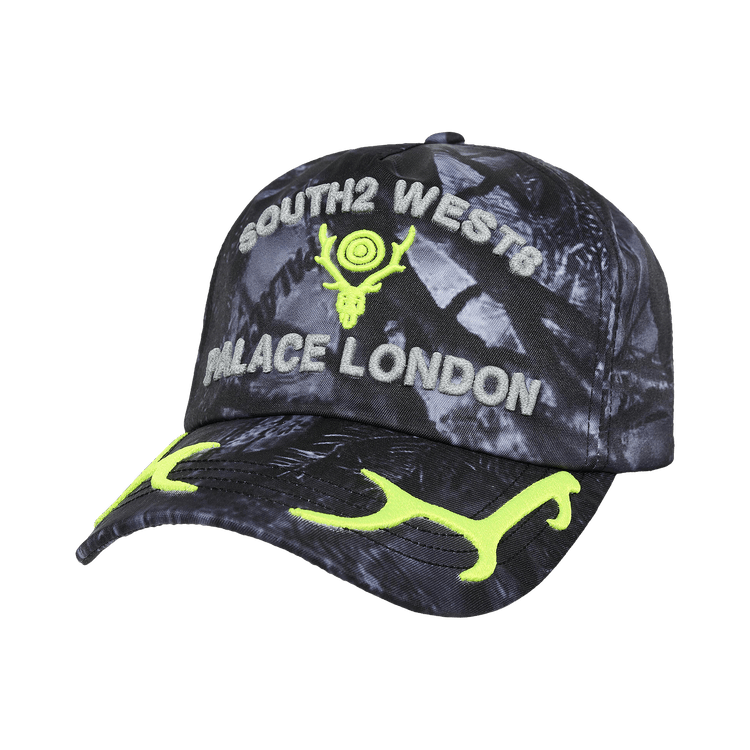 Palace x South2 West8 Trucker 'Black Camo'