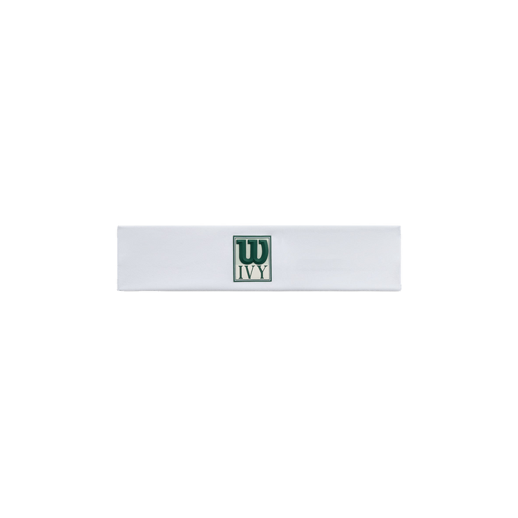 Kith Ivy For Wilson Logo Wide Headband 'White'