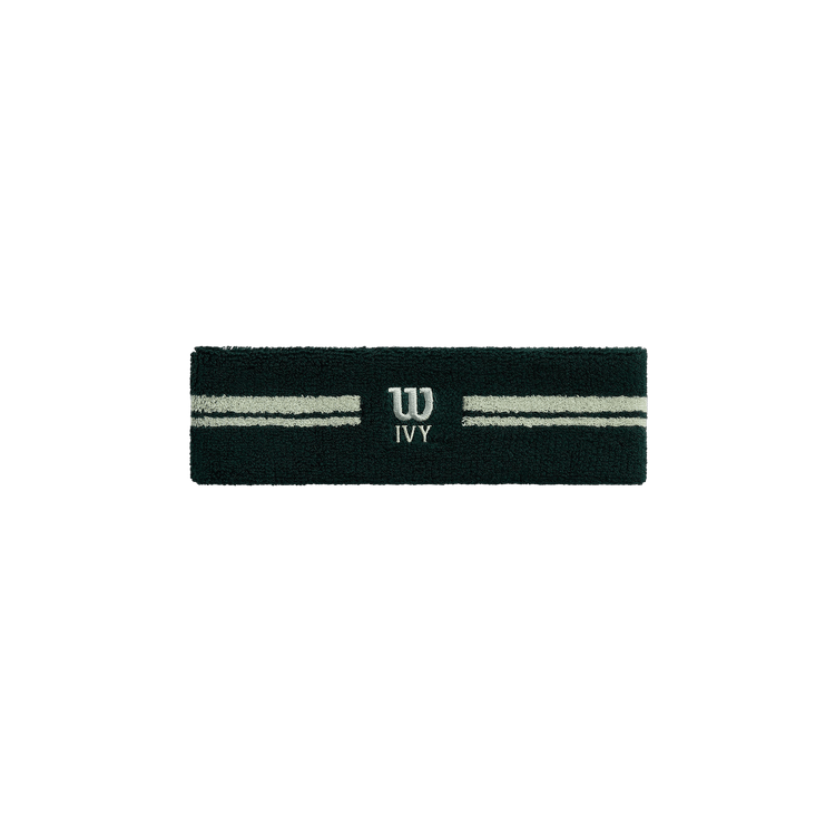 Kith Ivy For Wilson Terry Stripe Headband 'Ivy Green'