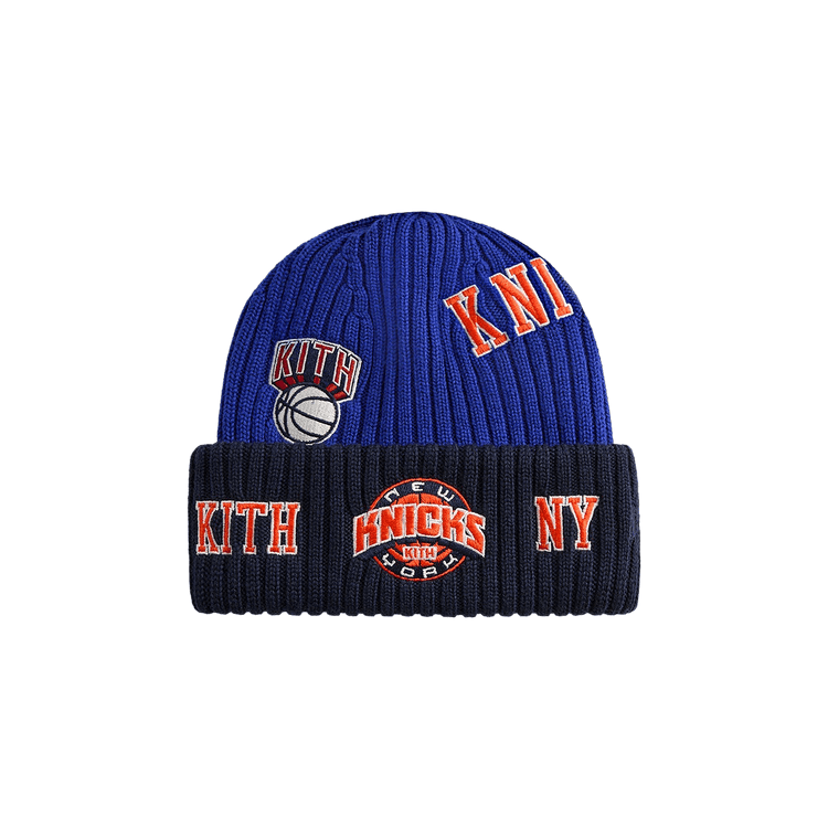 Kith For The New York Knicks Knit Beanie 'Royal'