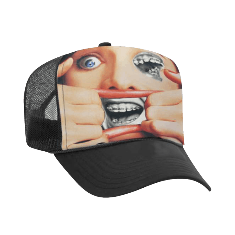 Fucking Awesome Brace Face Trucker Hat 'Black'