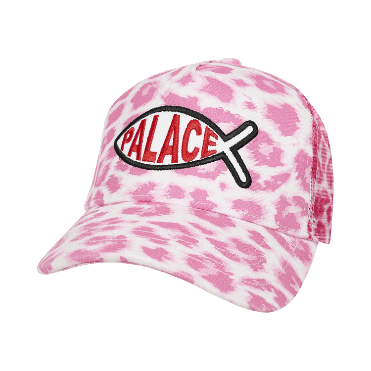 Palace Plaice Trucker 'Pink Leopard'