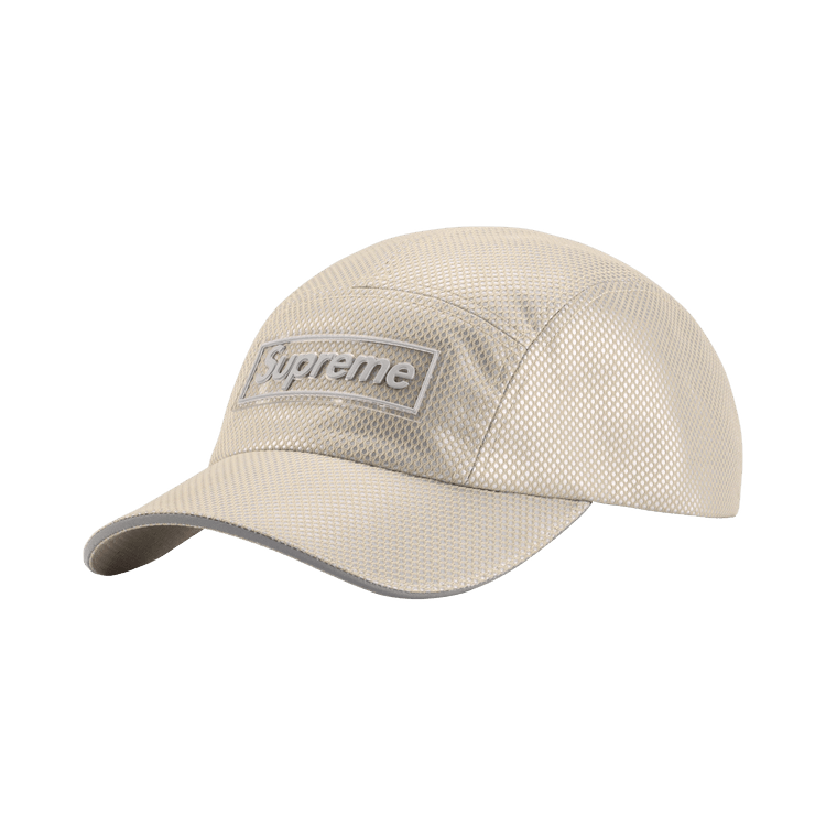 Supreme Metallic Mesh Camp Cap 'Stone'