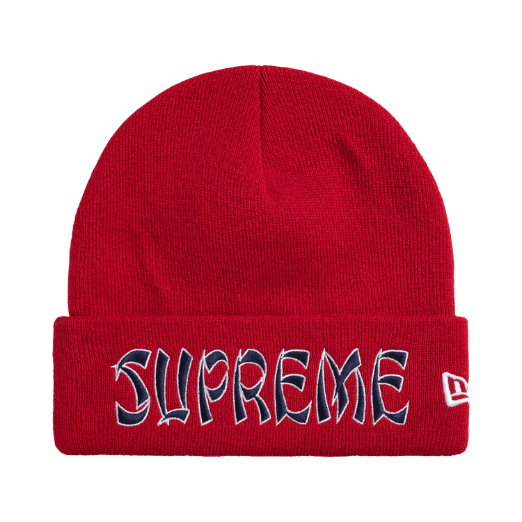 Supreme New Era Action Beanie 'Red'