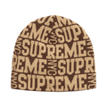 Supreme Reversible Camo Beanie 'Brown'
