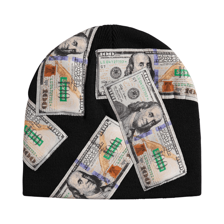 Supreme Money Beanie 'Black'
