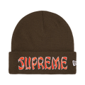 Supreme New Era Action Beanie 'Brown'