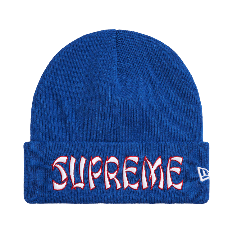 Supreme New Era Action Beanie 'Royal'
