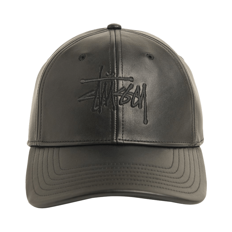 Stussy Leather Basic StüSsy Cap 'Black'
