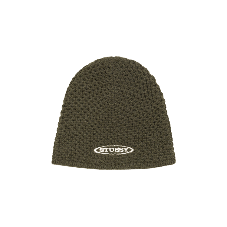 Stussy Textured Knit Skullcap 'Olive'