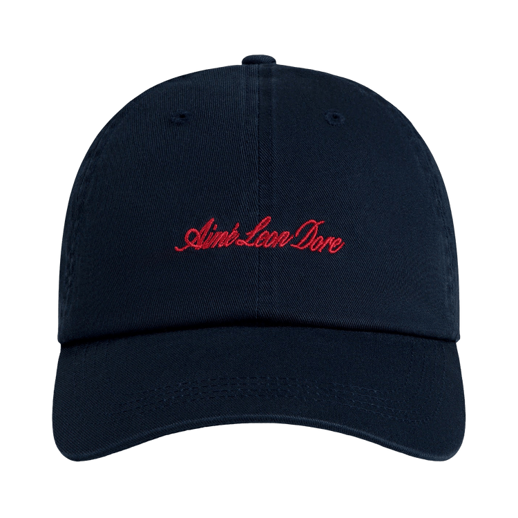 Aimé Leon Dore Washed Script Chino Hat 'Navy Blazer'