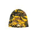 Stussy Basic Camo Knit Skullcap 'Yellow Camo'