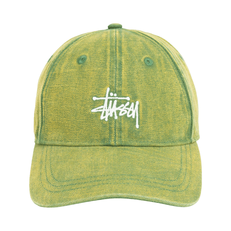 Stussy Washed Basic Stüssy Cap 'Pine'