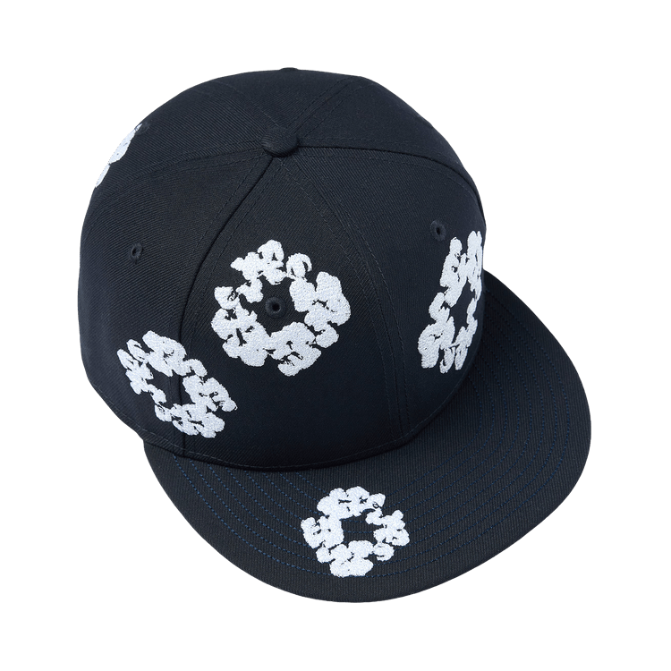 Denim Tears Cotton Wreath New Era 59fifty Fitted Cap 'Navy'