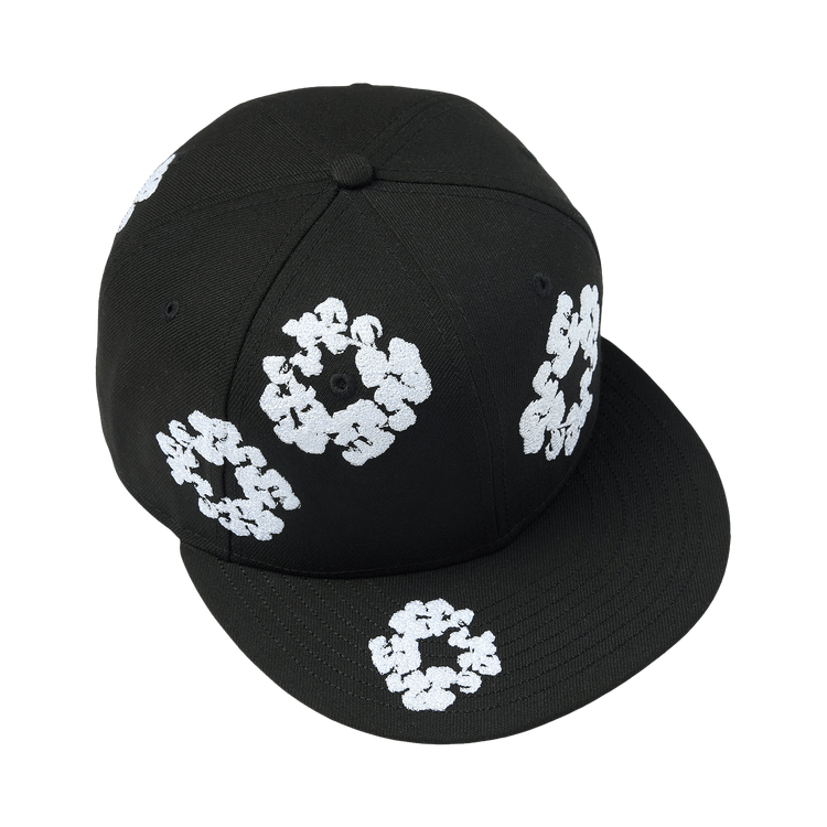 Denim Tears Cotton Wreath New Era 59FIFTY Fitted Cap 'Black'