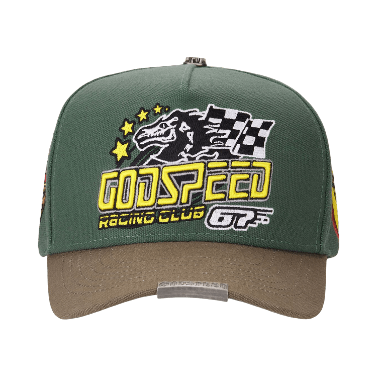 Godspeed GRC Members Snapback Hat 'Green/Brown'