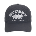 Stussy Quilted Surfwalk Snapback Cap 'Black'