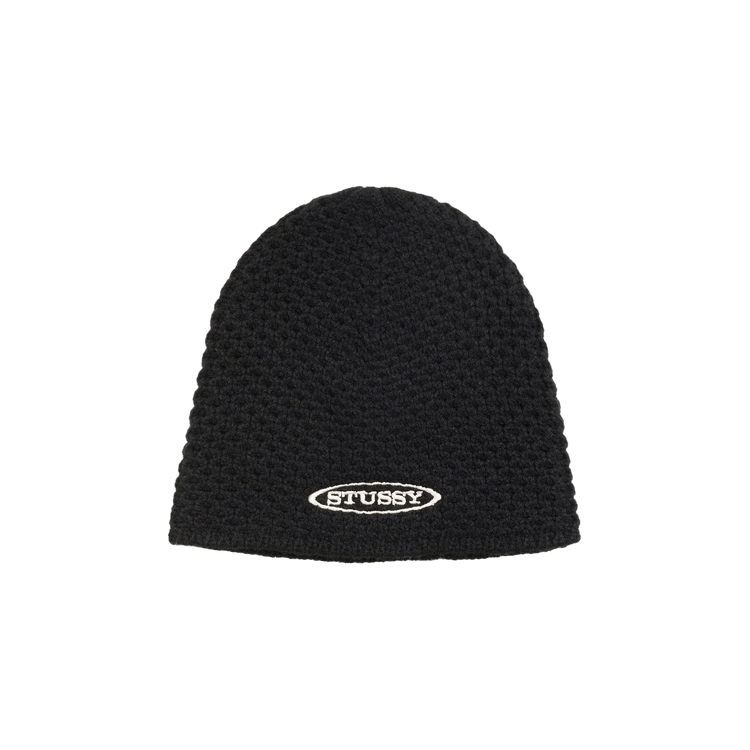 Stussy Textured Knit Skullcap 'Black'