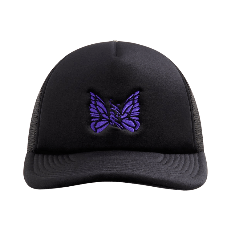 Kith For Needles Velour Nolan Trucker Cap 'Black'