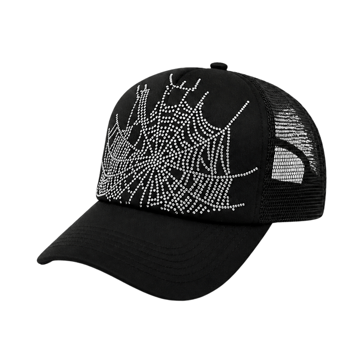 Sp5der Rhinestone Web Hat 'Onyx'