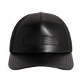 Kith Smooth Leather Nolan Trucker Hat 'Black'