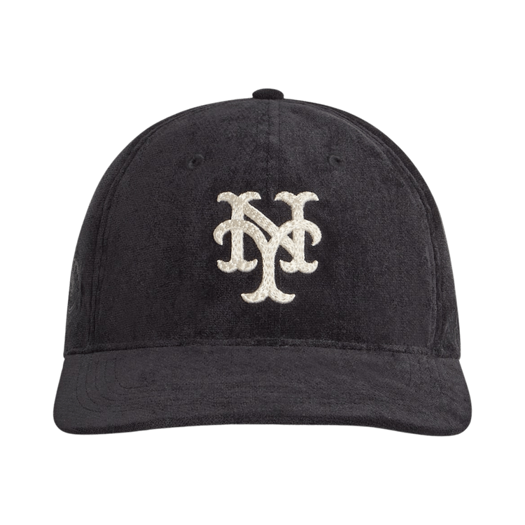 Kith x '47 For The New York Mets Lightweight Sueded Velour Long Bill Cap 'Black'