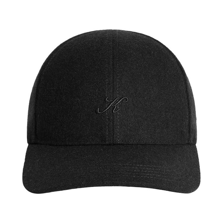 Kith Low Profile Fine Wool Classic Cap 'Black'