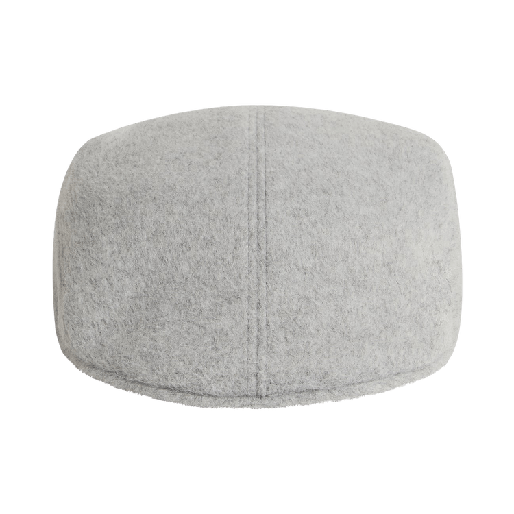 Kith Script Double-Face Wool Drivers Cap 'Medium Heather Grey'