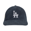 Kith x '47 For The Los Angeles Dodgers Lightweight Suede Velour Long Bill Cap 'Nocturnal'