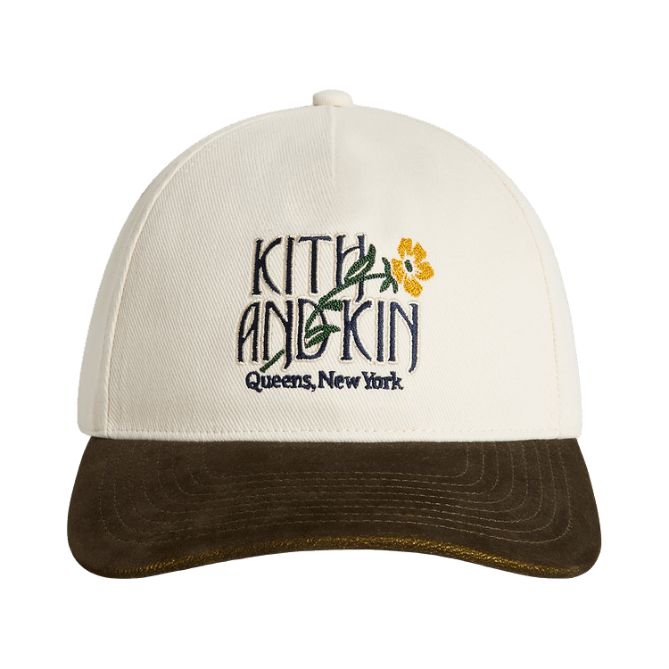 Kith Botanical Twill Bay Low Pinch Crown Cap 'Sandrift'