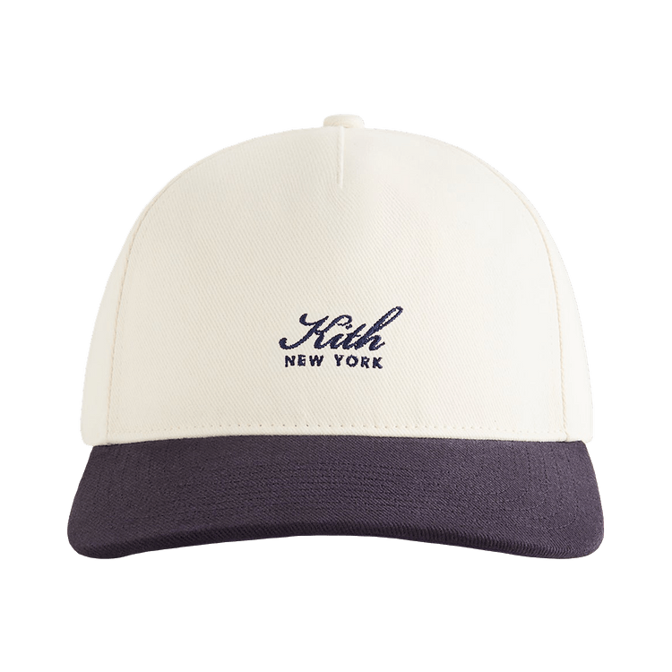 Kith Script Brushed Twill Bay Low Pinch Crown Cap 'Nocturnal'