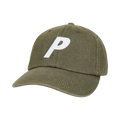 Palace Bleached Denim P 6-Panel 'Army Olive'