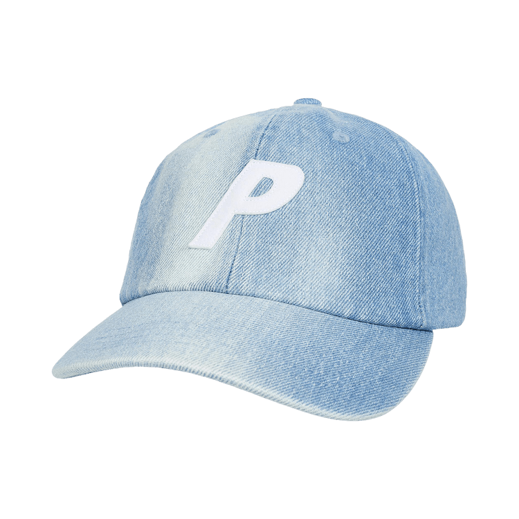Palace Bleached Denim P 6-Panel 'Stonewash'
