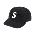 Supreme Washed Canvas S Logo 6-Panel 'Black'