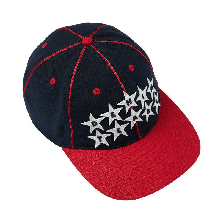 Denim Tears Star Logo Cap 'Blue/Red'