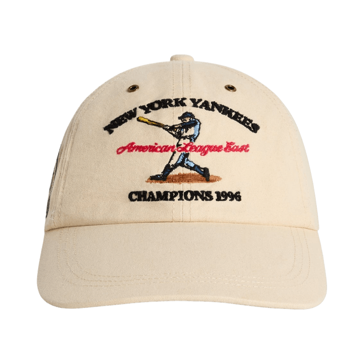 Kith x '47 For The New York Yankees Clean Up Duck Canvas Long Visor Cap 'Sandrift'